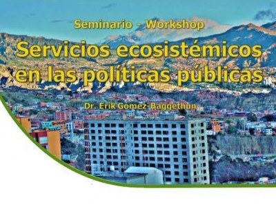 Seminario: Servicios ecosistémicos en las políticas públicas